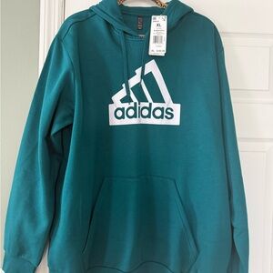 Adidas Men's Teal Hoodie - NWT - Size XL